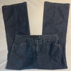 Express Women's Dark Indigo Wide-Leg Jeans